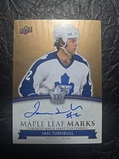 2017 Upper Deck Toronto Maple Leafs Centennial Ian Turnbull On Card Auto