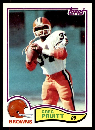 1982 Topps Greg Pruitt Cleveland Browns #69 - 第 1/2 張圖片