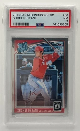 2018 Panini Donruss Optic Shohei Ohtani Angels PSA 7