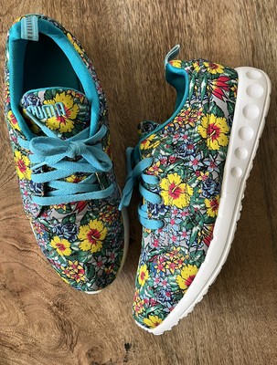 puma blue yellow red