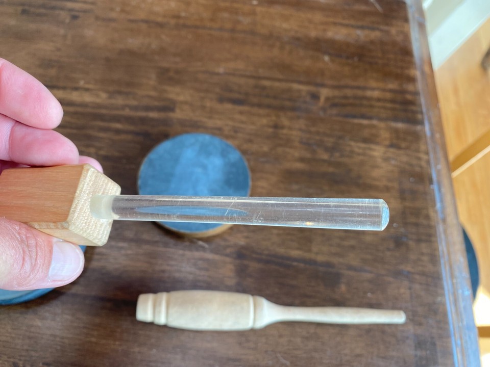 Lot Of 2 Carlton's Copper Turkey Pot Call Double Slate With Strikers