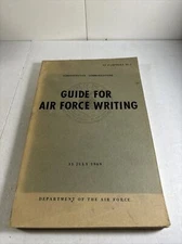 1969 Guide For Air Force Writing, AF Pamphlet of the Air Force U.S. Vietnam