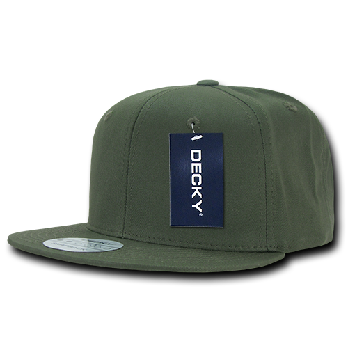 Decky 6 Panel High Profile Structured Cotton Blend Snapback - 361 - Picture 8 of 12