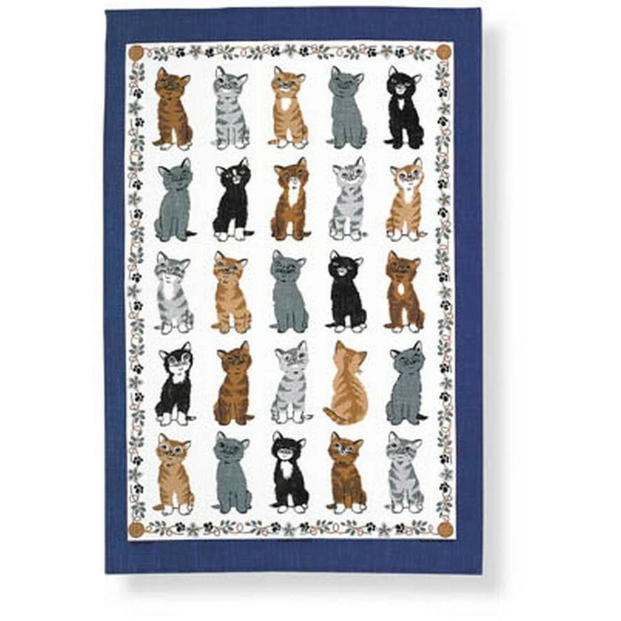 Kittens Arrived Tea Towel Ulster Weavers cotton Tea Towels cat cats kitten pets
