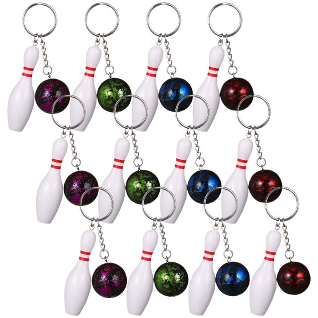 12 Pcs bowling Player Inspiration Gifts Bowling Accessories Key Chains Bracelet 12 Pcs bowling Player Inspiration Gifts Bowling Accessories Key Chains Bracelet