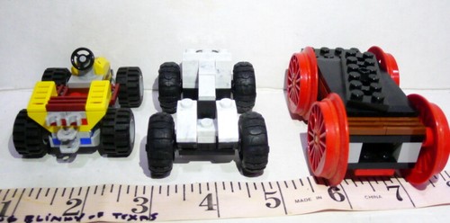 Lego Four Wheeled vehicle parts bricks Lot no piece count - Picture 6 of 9
