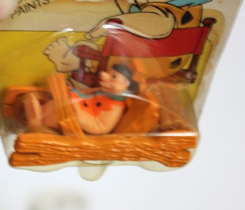 Vintage 1982 Corgi Juniors 128 FLINTSTONES FRED'S FLYER Diecast Car METTOY - Picture 11 of 13
