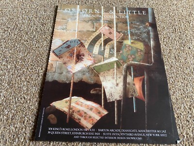 INT7 WERBUNG 11X9 OSBOURNE & LITTLE ARCADIA SAMMLUNG