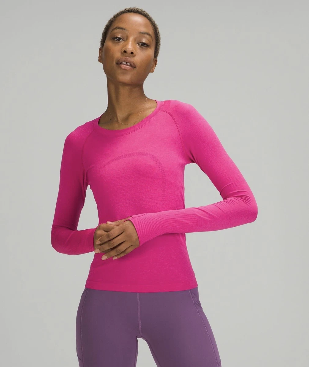 NWT Lululemon Swiftly Tech Long Sleeve 2.0 RACE Length Sonic Pink Size 4