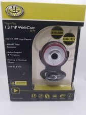 Gear Head WC750RED I.3 MP Web Cam Plug-N-Play...