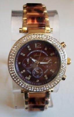 Tortoise Shell Gold Finish Women display picture 2