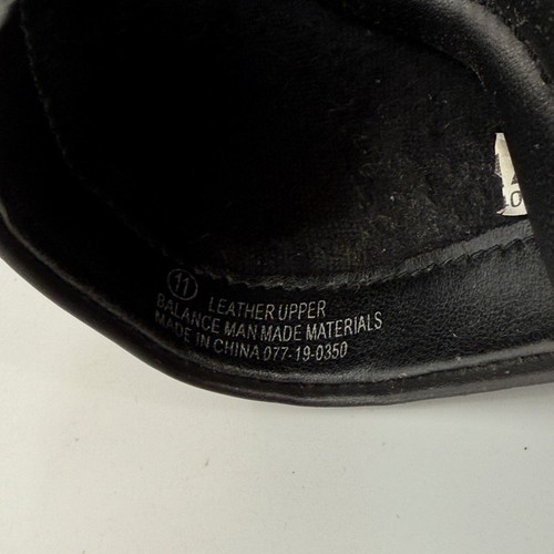Merona Women's Size 11 Black Leather Slip On Wedge Sandals 90's Y2K - Picture 8 of 9