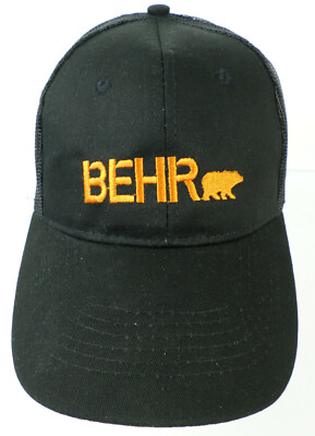 #ad NEW Behr Paint Mesh Back Hat Hook amp; Loop Adjustable Baseball Visor Cap $12.50