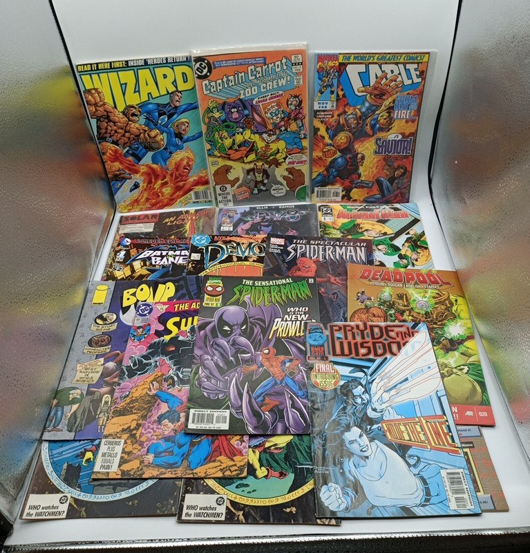 Bundle of 1980's & 90s Comics DC, Marvel, dv8, Solar Etc X 16