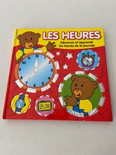 Livre éducatif enfant – Les Heures (Livre cartonné interactif)