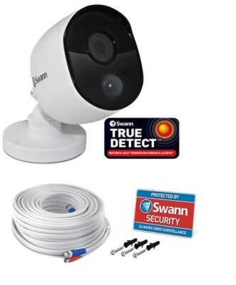 Bullet Camera Swann Thermal Sensor Outdoor Security Camera