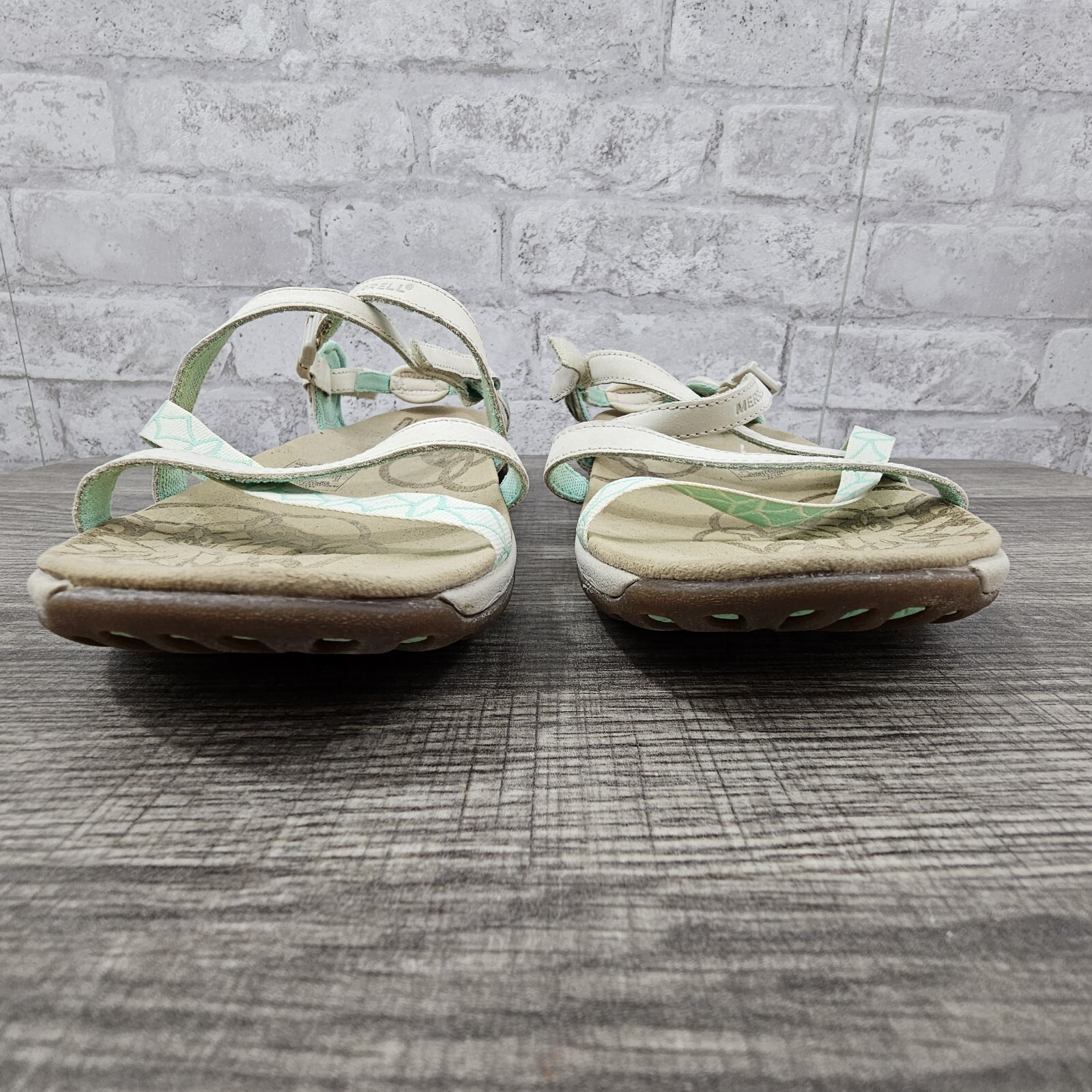 MERRELL Jacardia Sandalo Donna Taglia 11 Q Form Cinturino Fibbia Cuscino Aria