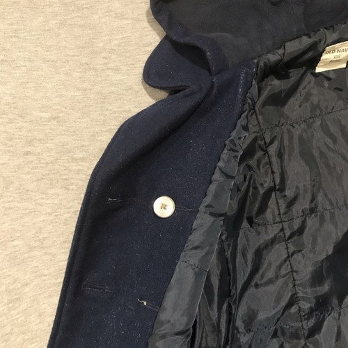 Old Navy Pea Coat With Hood - Dark Blue - Size Large Kids 10-12 - Picture 11 of 20