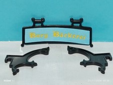 PLAYMOBIL SCHILD SCHILD MITTELALTERLICHE BÄCKEREI GEBÄUDE MITTELALTERLICHES H...