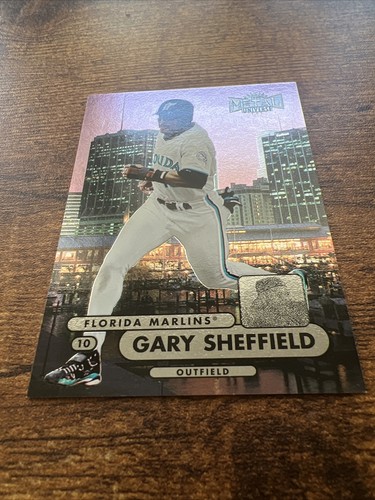 1998 Metal Universe #193 Gary Sheffield Marlins - 第 2/3 張圖片