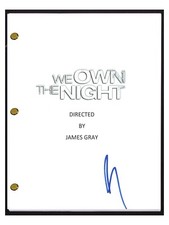 Joaquin Phoenix Signed Autographed We Own The Night Movie Script Screenplay COA