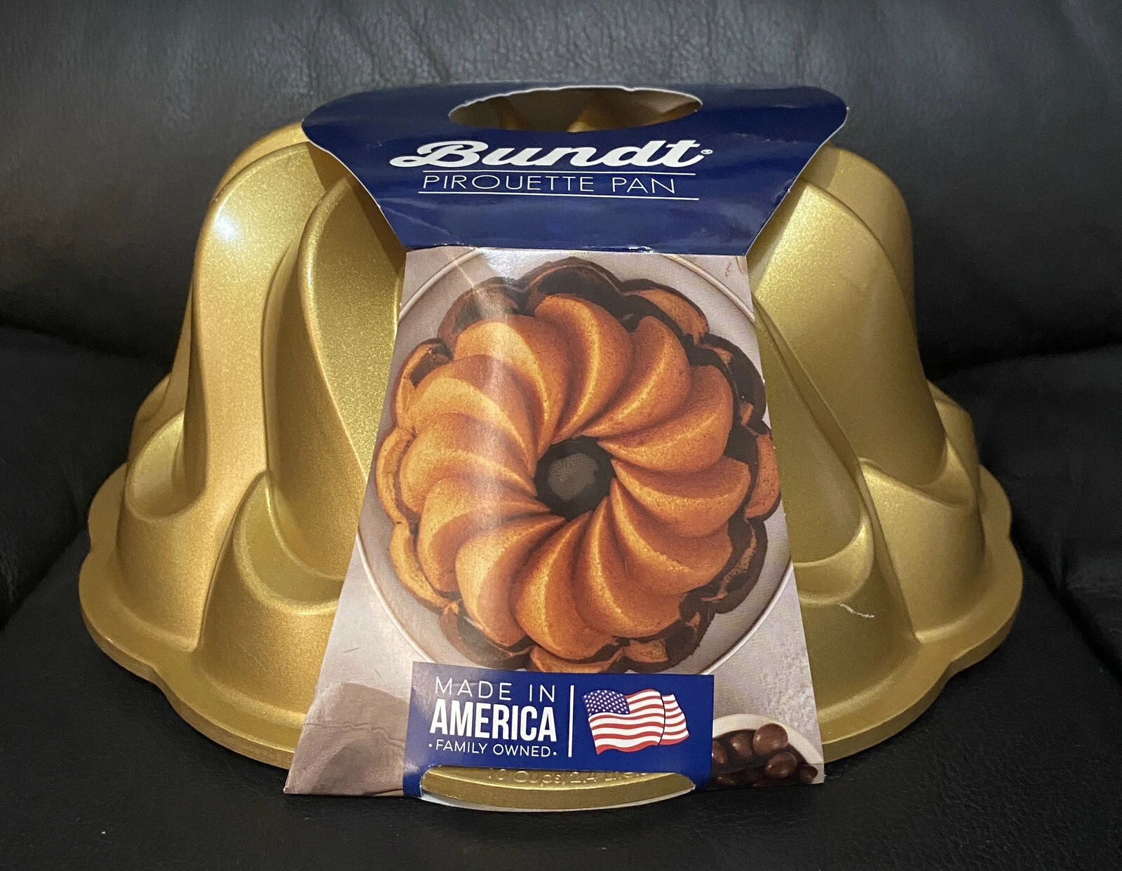 Nordic Ware Gold Pirouette Bundt Pan