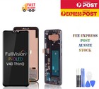 OEM LG V40 ThinQ LCD P-OLED DISPLAY+TOUCH SCREEN DIGITIZER FRAME REPLACEMENT