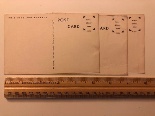 Ref_12 Church 12 Postcard Post card Classic Vintage Black and White Color - Picture 4 of 12