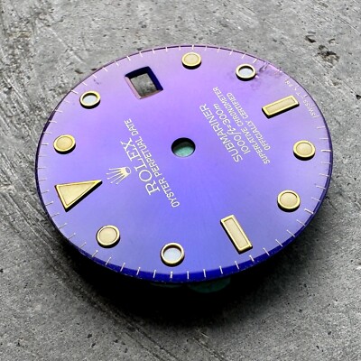 Vintage original Rolex Dial 16613 / 16618 - Tropical Purple Patina