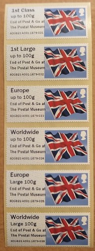 POSTMUSEUM / POSTBAHN A013 - ENDE DER POST & GO - MASCHINE ANNIV / FLAGGE / MASCHINE CS - Bild 8 von 17