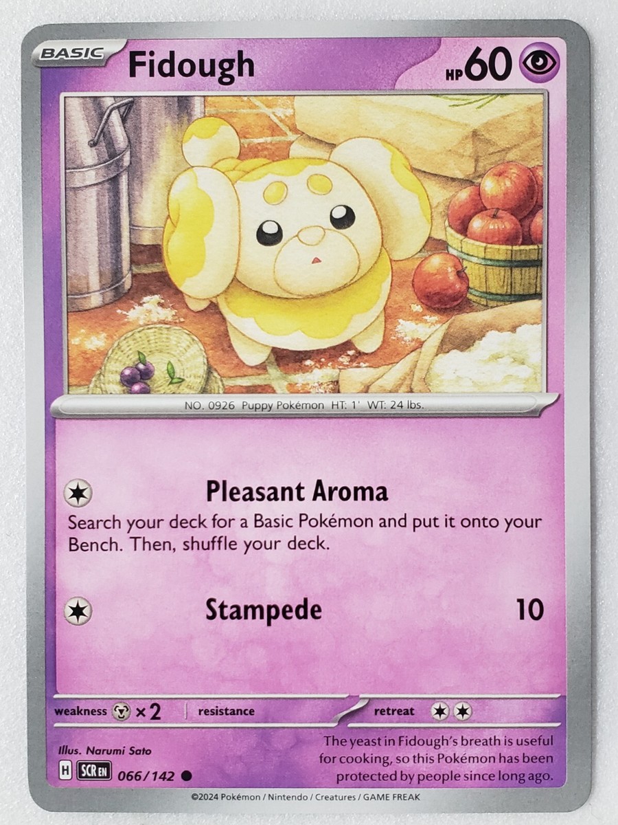 CUESOUL FIDOカード Fidough 066/142 NM / M - Stellar Crown Pokemon Card - $2