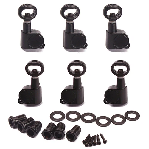  Perforated Rotation Tuners Machine Heads Tuning Pegs Electric Guitar