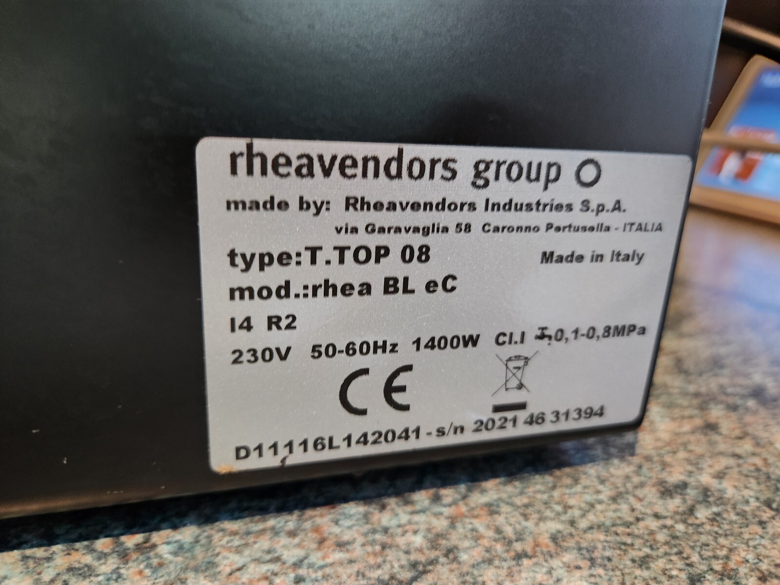 Rijo 42 Primo / Rhea BL eC Instant Commercial Coffee Machine eBay