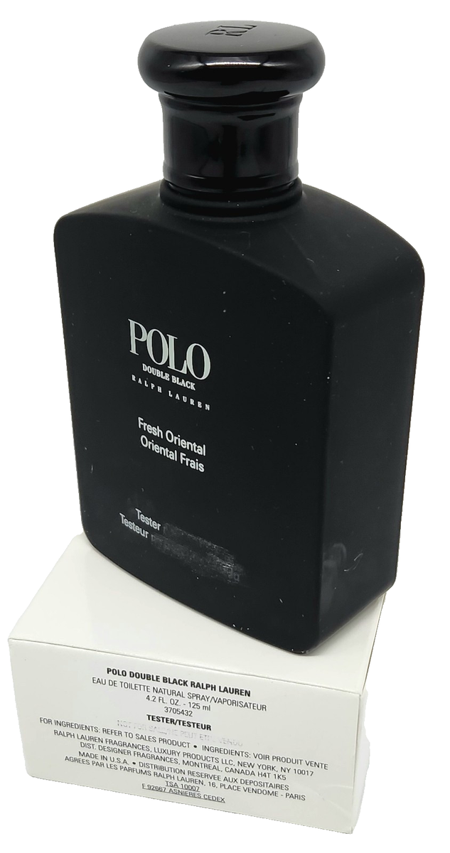 多睡眠障。未使用❗POLO RALPH LAUREN BP 2 170 POLO DOUBLE BLACK RALPH LAUREN 4.2 FL oz 125ML EDT Spray
