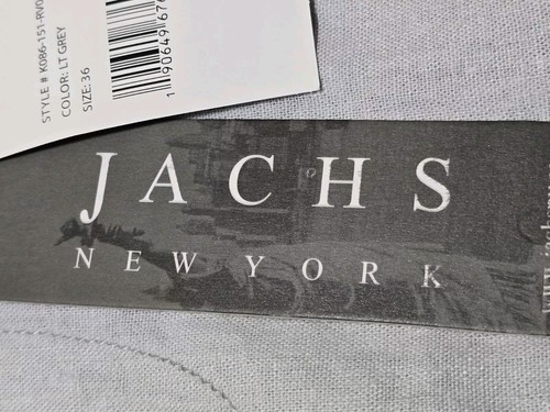 Jachs New York Mens Size 36 Light Grey Bleecker Shorts - Picture 3 of 10
