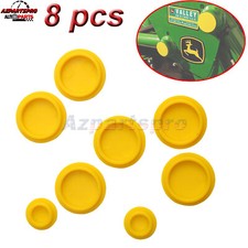 Grease Caps for John Deere 1023E 1025R 2025R Compact Tractor 120 Loader Yellow