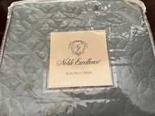 Noble Excellence ~ MARQUESA ~ Sage / Quilted 26 x 26 Euro Sham