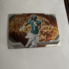 2023 Panini Prizm TRAVIS ETIENNE JR. Fireworks Insert #F-18 Jacksonville Jaguars