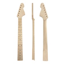DIY Electric Guitar Neck 22 Fret 24 Inch Maple Fretboard Dot Inlay Build Guitars