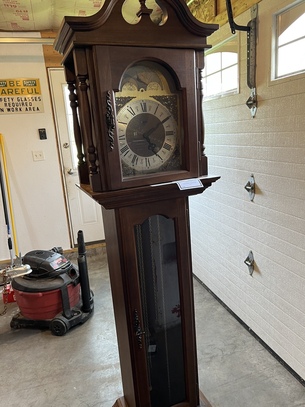 Stunning Emporer 451050H Grandfather Clock by Hermle Black Forest See Photos!! eBay
