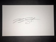 2017 PHILLIES: Brock Stassi, SIGNED 3x5 Card