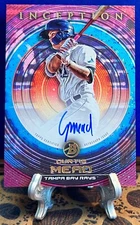 2022 Bowman Inception Fuchsia Foil Curtis Mead Auto #/75 Chicago White Sox 📈