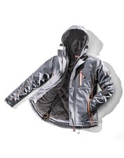 Bullstar Niños Chaqueta de invierno ULTRA Softshell Chaqueta gris 897 T. 170/176
