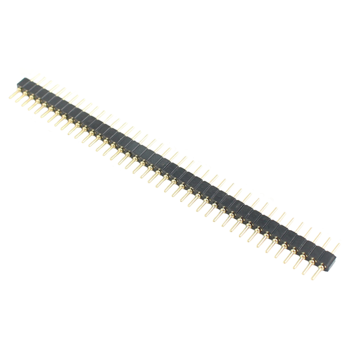 50Pcs Gold Plated 2mm Pitch Male 40 Pin Single Row Round Pin Header Strip - Picture 2 of 7
