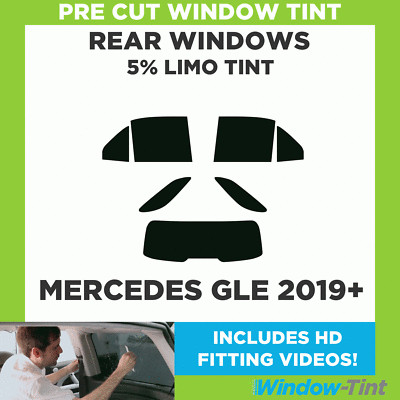 Pre Cut Window Tint for Mercedes GLE 2019+ 5% Limo Black Rear Car Tinting Film