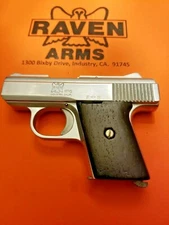Raven / Phoenix Arms MP25, MP-25, P25, P-25 Black Wood Grips (Sliding Safety)