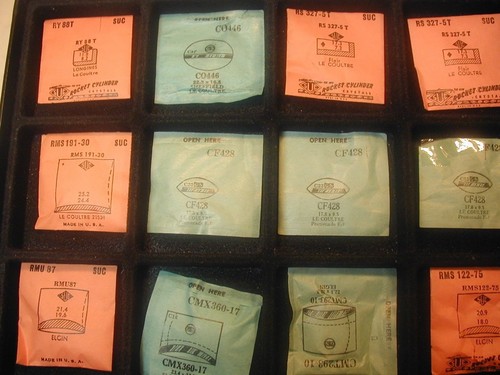 35pcs New~8 Le Coultre & 27 Elgin Watch crystal Lot ~Look Photo F Detail #NC 143 - Picture 8 of 12