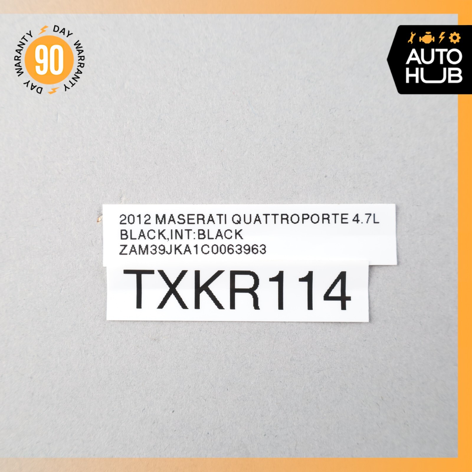 03-19 Maserati Quattroporte M139 GranCabrio Steering Wheel Angle Sensor OEM 68k