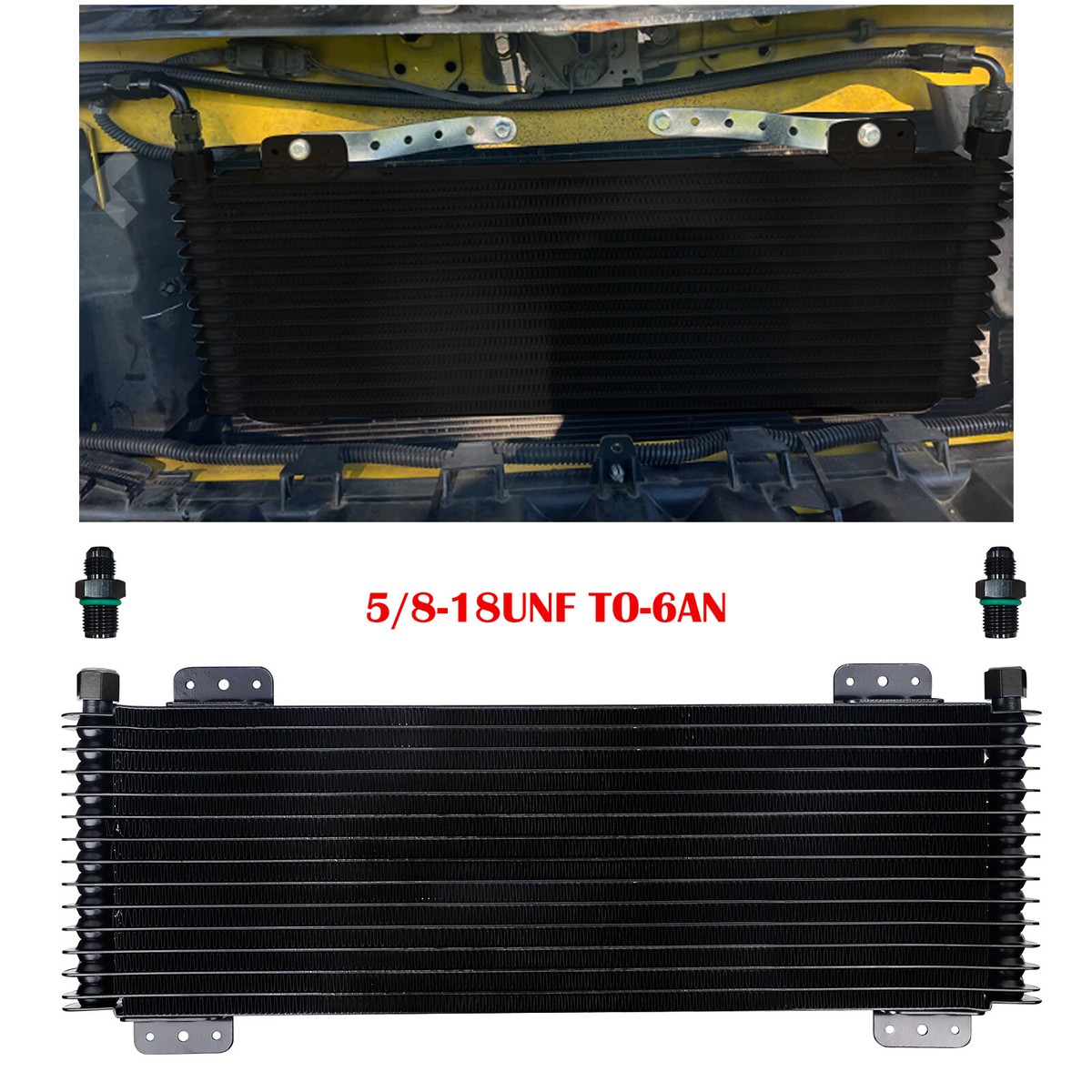 For Cool Max Low-Pressure Drop Transmission Oil Cooler 40000GVW W