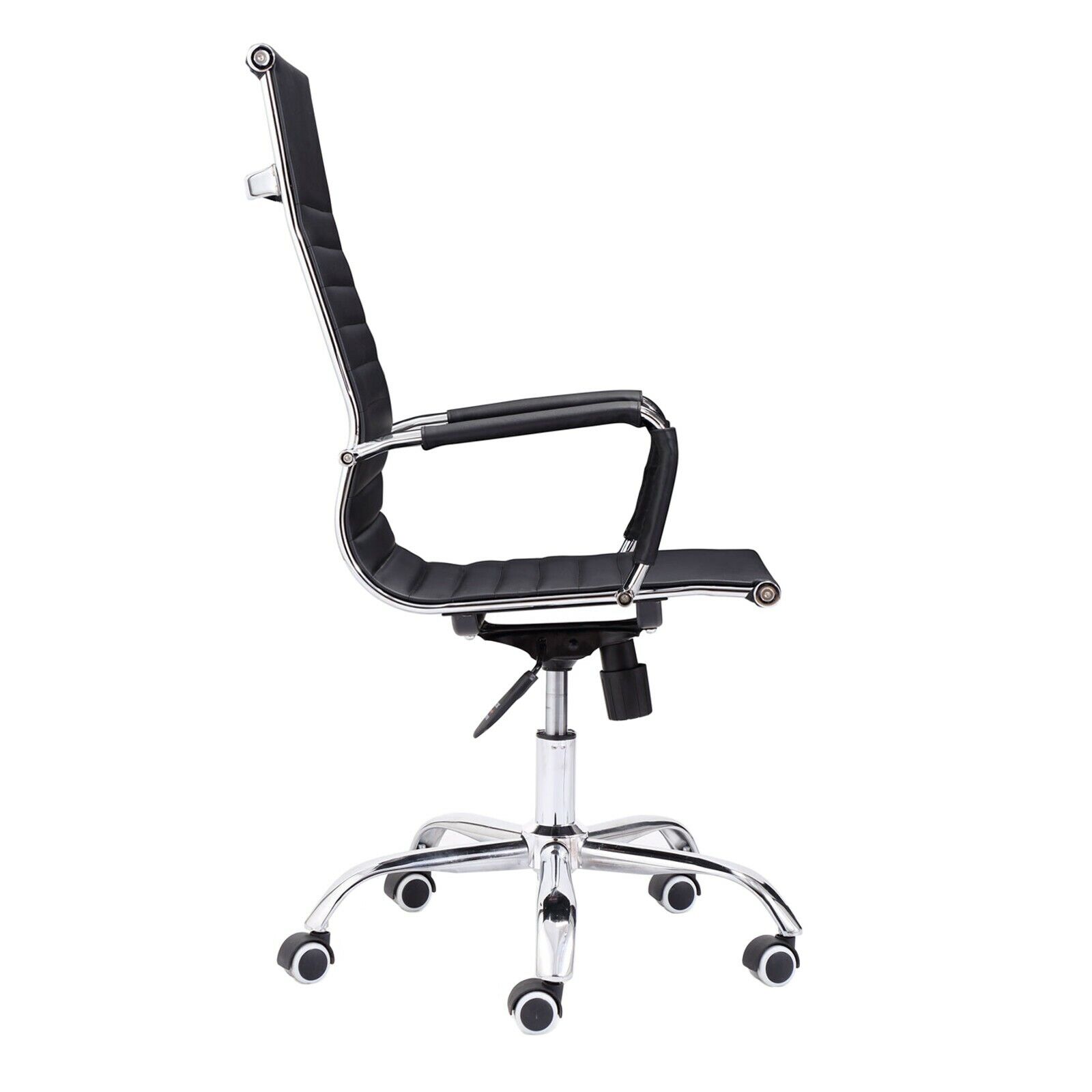 Silla de oficina ergonomica, sillon giratorio despacho, Blanco y Negro, Letter s l1600 - Silla de oficina ergonomica, sillon giratorio despacho, Blanco y Negro, Letter